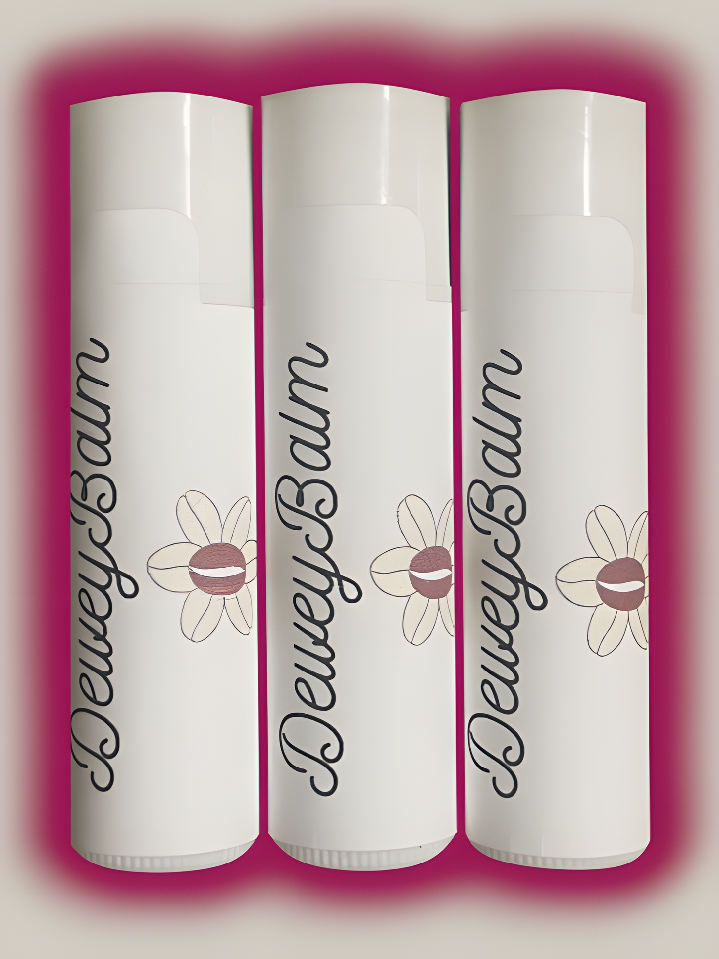 DeweyBalm 3-Pack: All-Natural Lip Balm